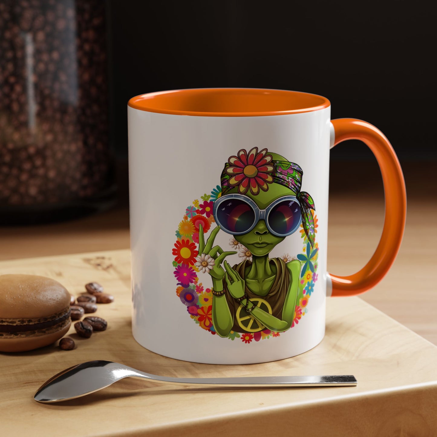 Alien Mug - Peace Hippy Alien