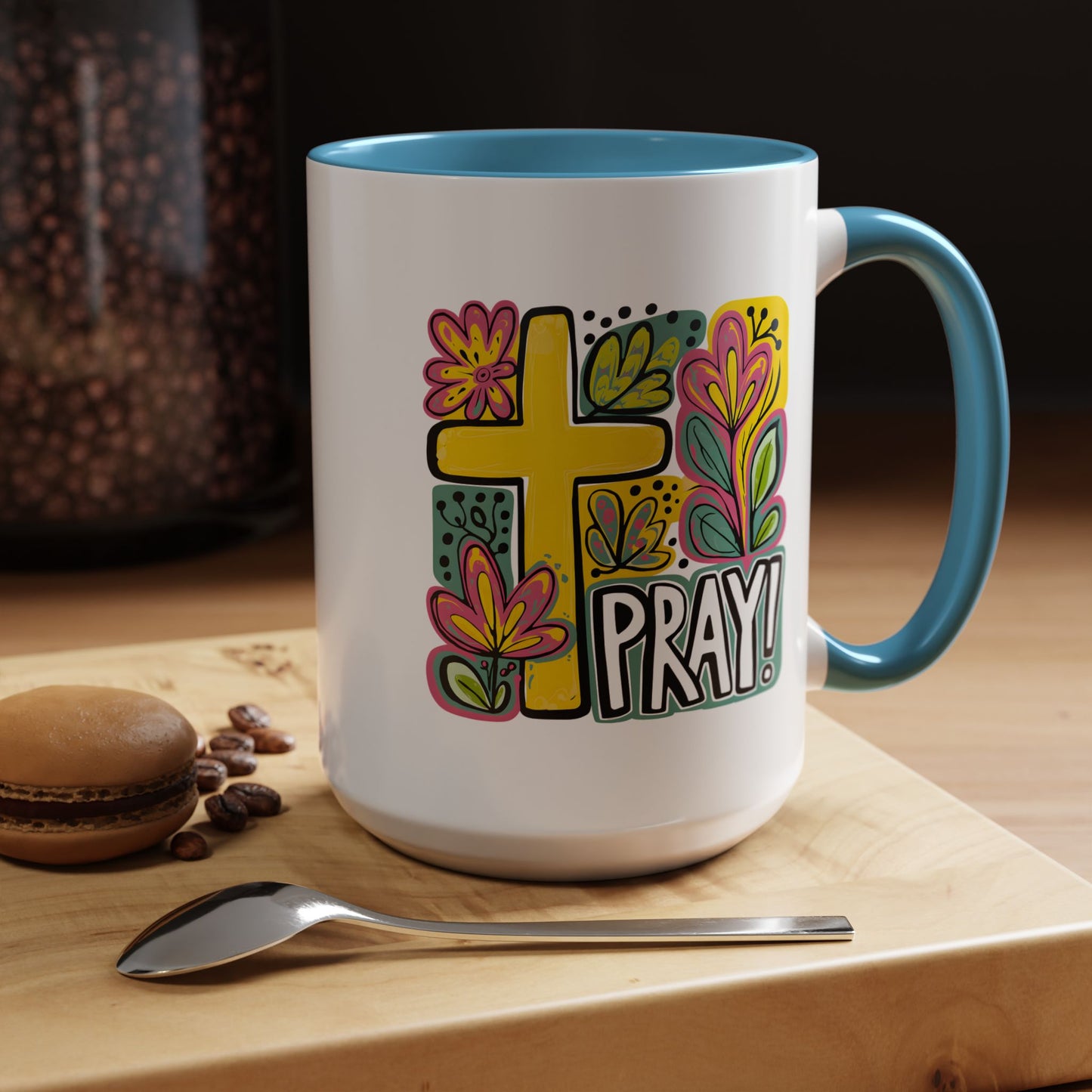 Religious Mug - Pray Cross