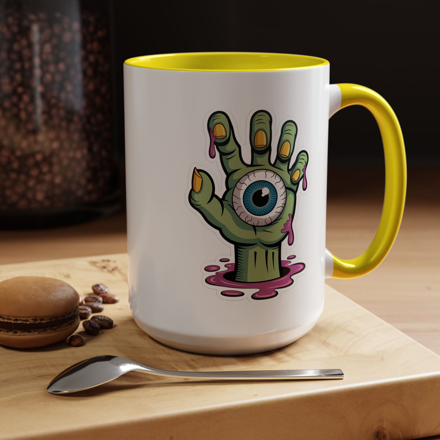 Halloween Mug - Eye Ball Hand