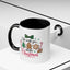 Christmas Mug - We Wish You a Merry Christmas Black & Red Text Cookies & Candy