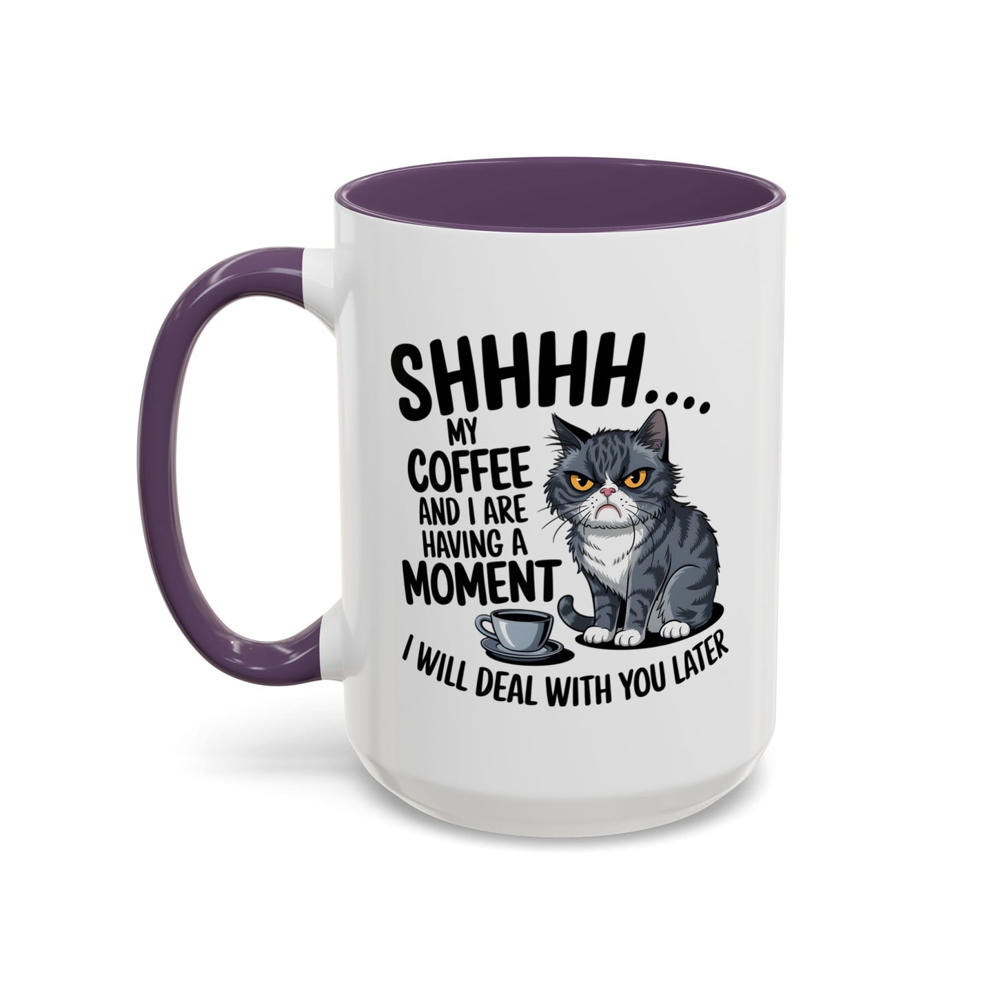 Animal Mug - Shhhh My Coffee and I