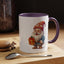 Christmas Mug - Old Gnome with Present
