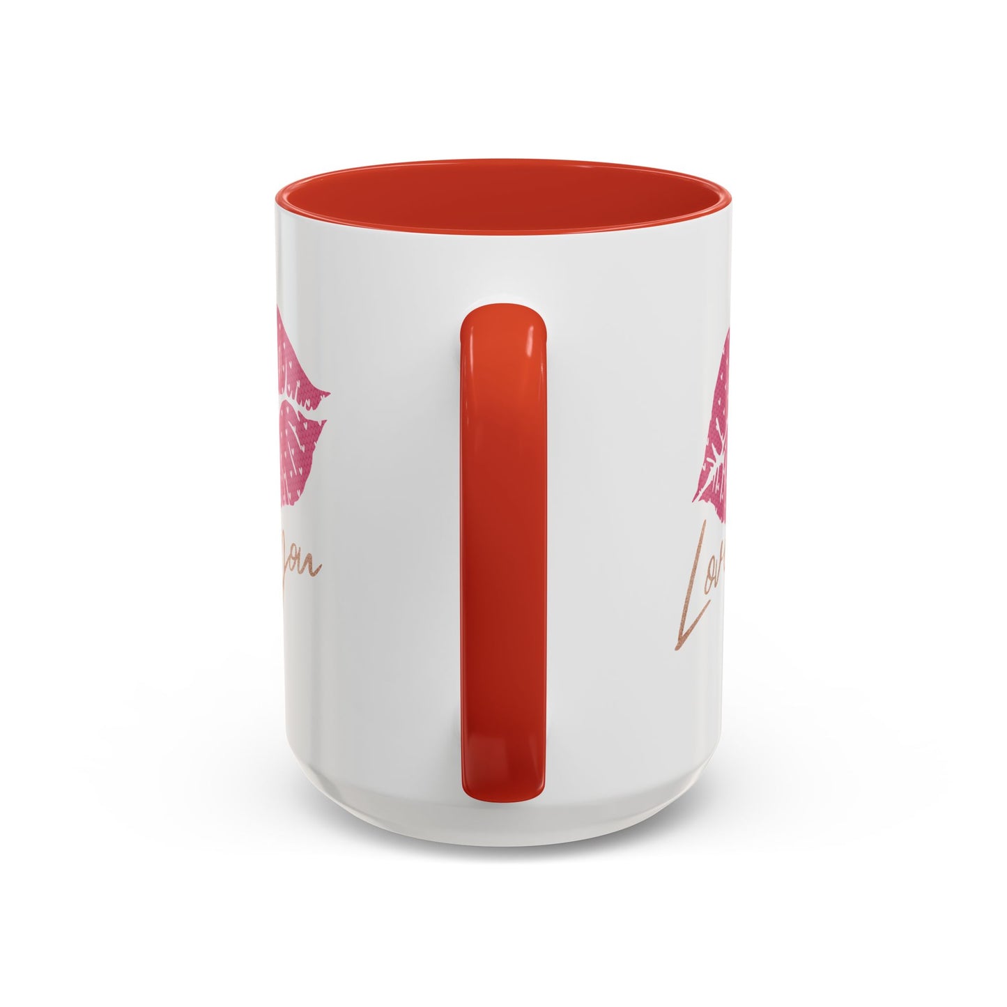 Valentine's Day Mug - Love You Lips Kiss