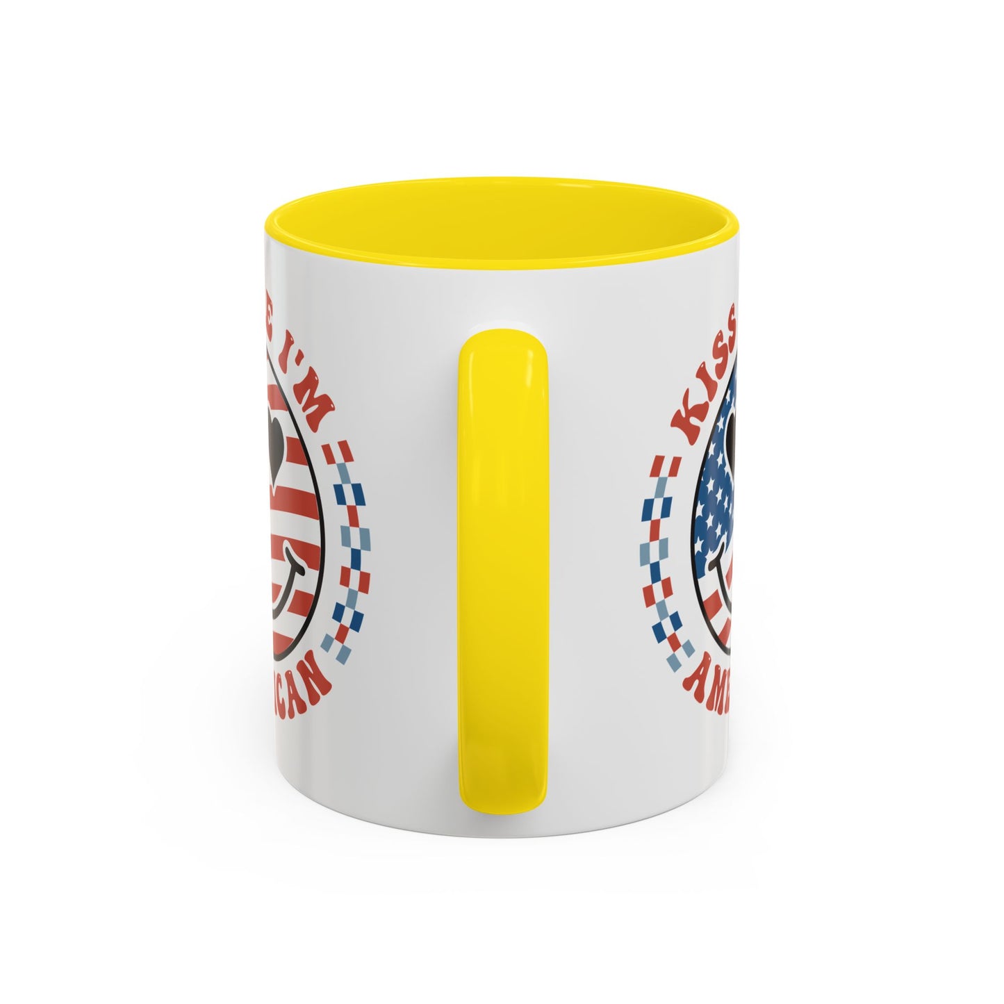 4th of July Mug - Kiss Me I'm American