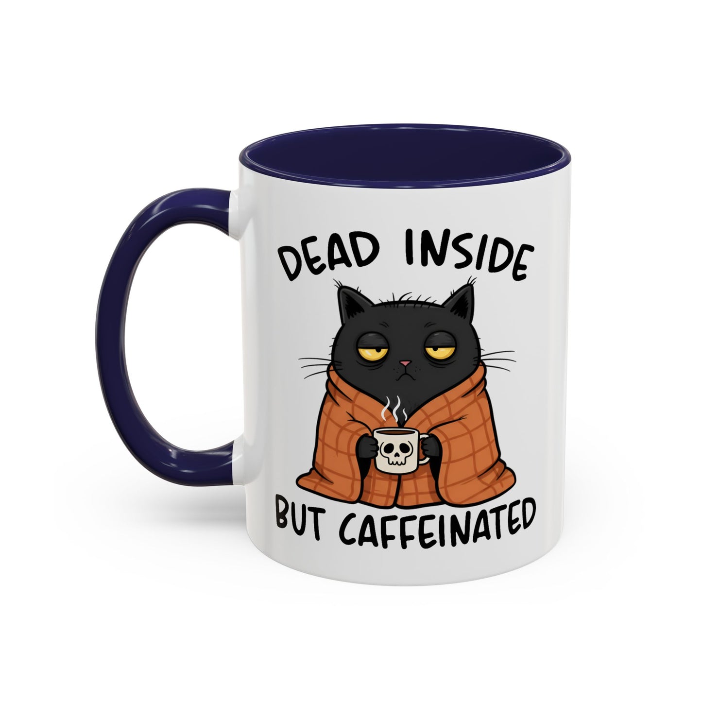 Animal Mug - Dead Inside But Caffeinated