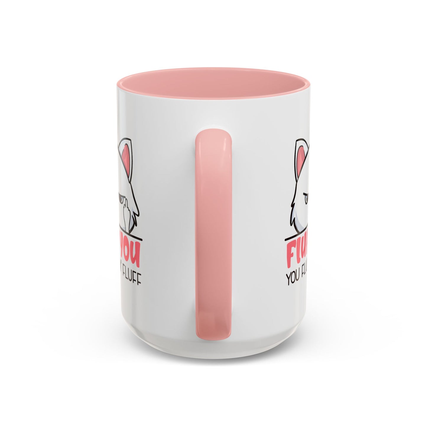 Adult Mug - Fluff You White Cat