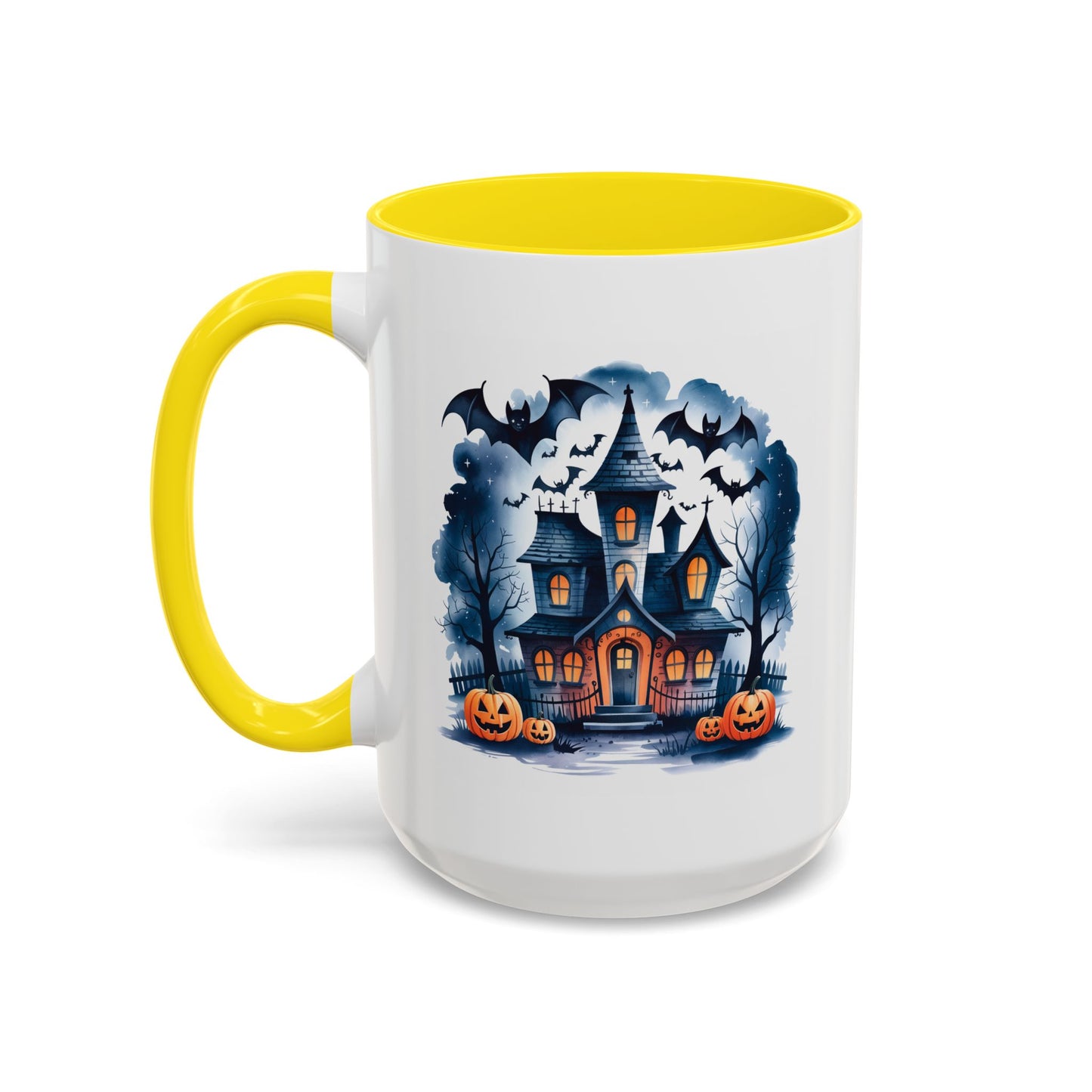 Halloween Mug - Bat Ghost House