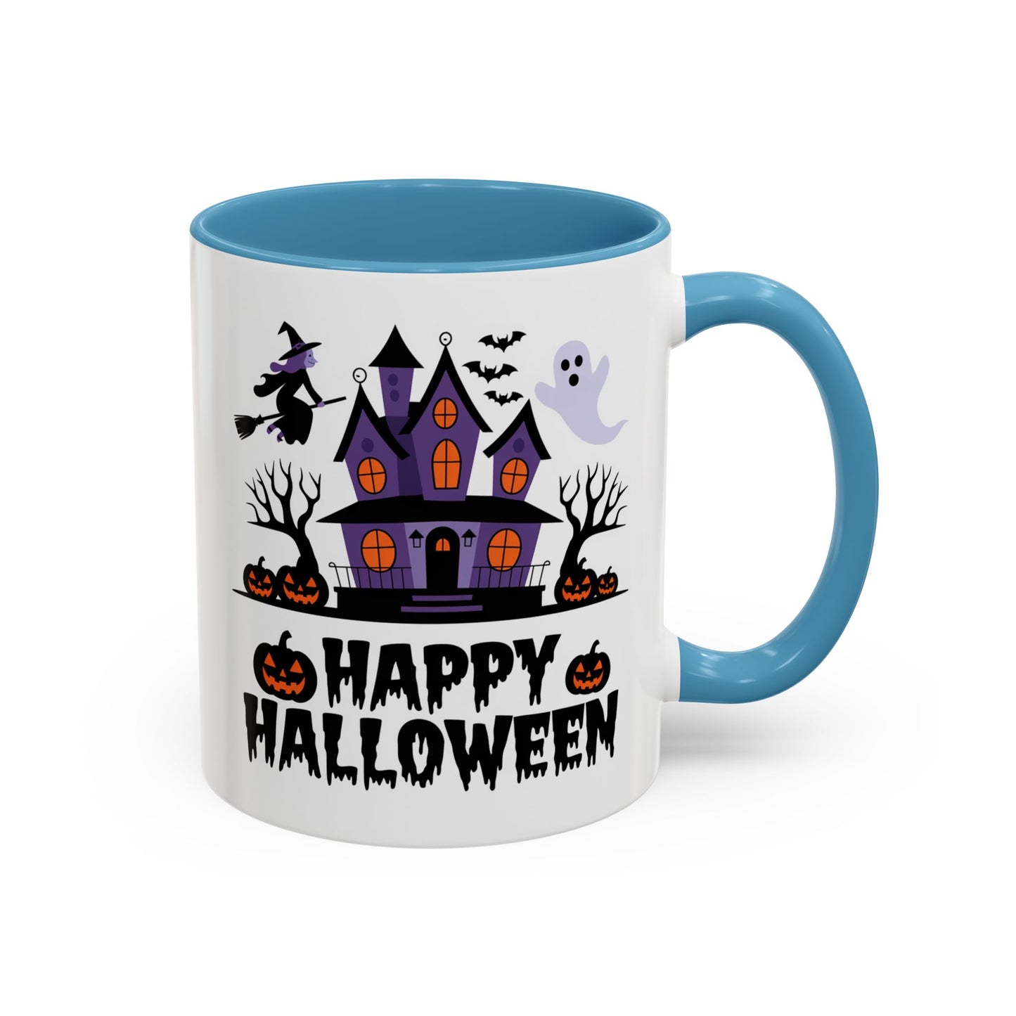 Halloween Mug - Happy Halloween Purple House