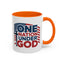 Religious Mug - One Nation Flag Cross