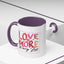 Wellness Mug - Love More Worry Less Frame