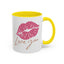 Valentine's Day Mug - Love You Lips Kiss