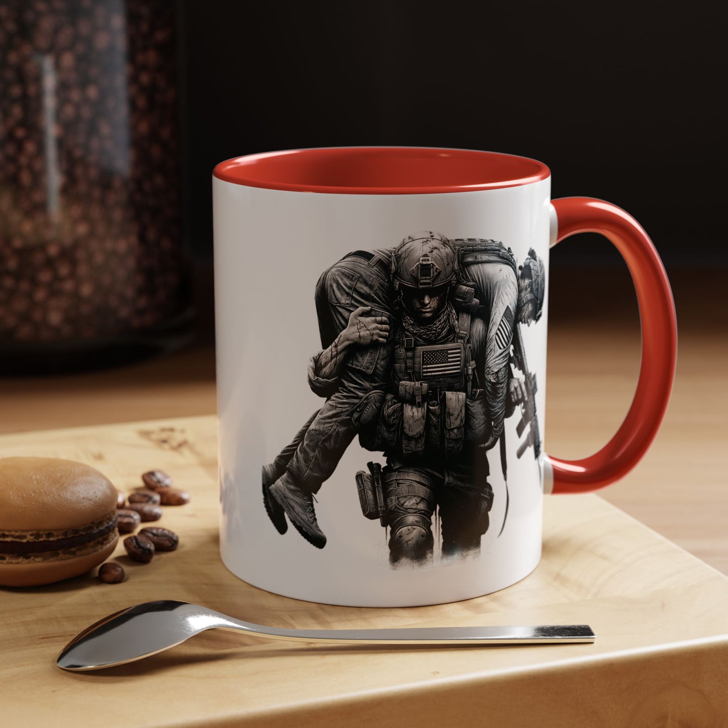 4th of July Mug - American Combat Soldiers
