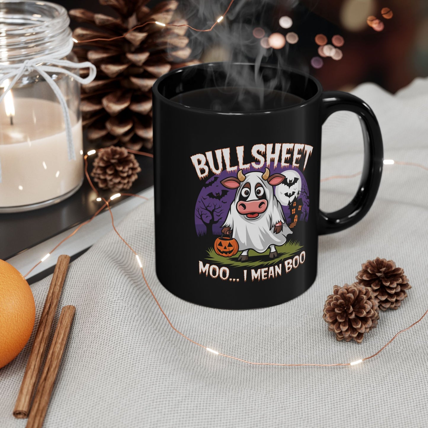 Halloween Mug - Bullsheet Moo...