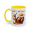 Birthday Mug - Snail Flower