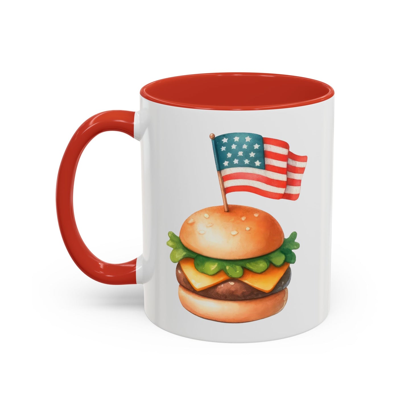 4th of July - Burger Flag