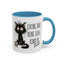 Humor Mug - Living That Nine Lives
