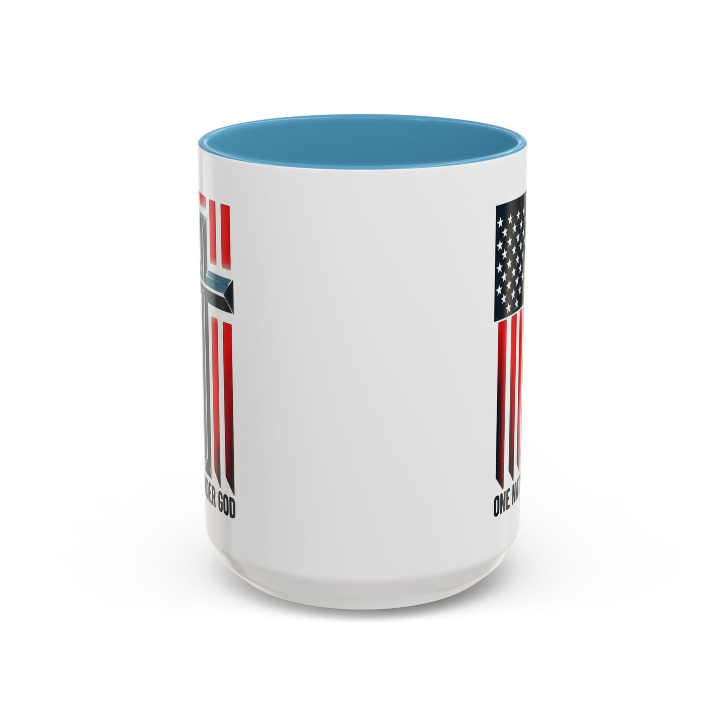 Religious Mug - One Nation Flag Cross