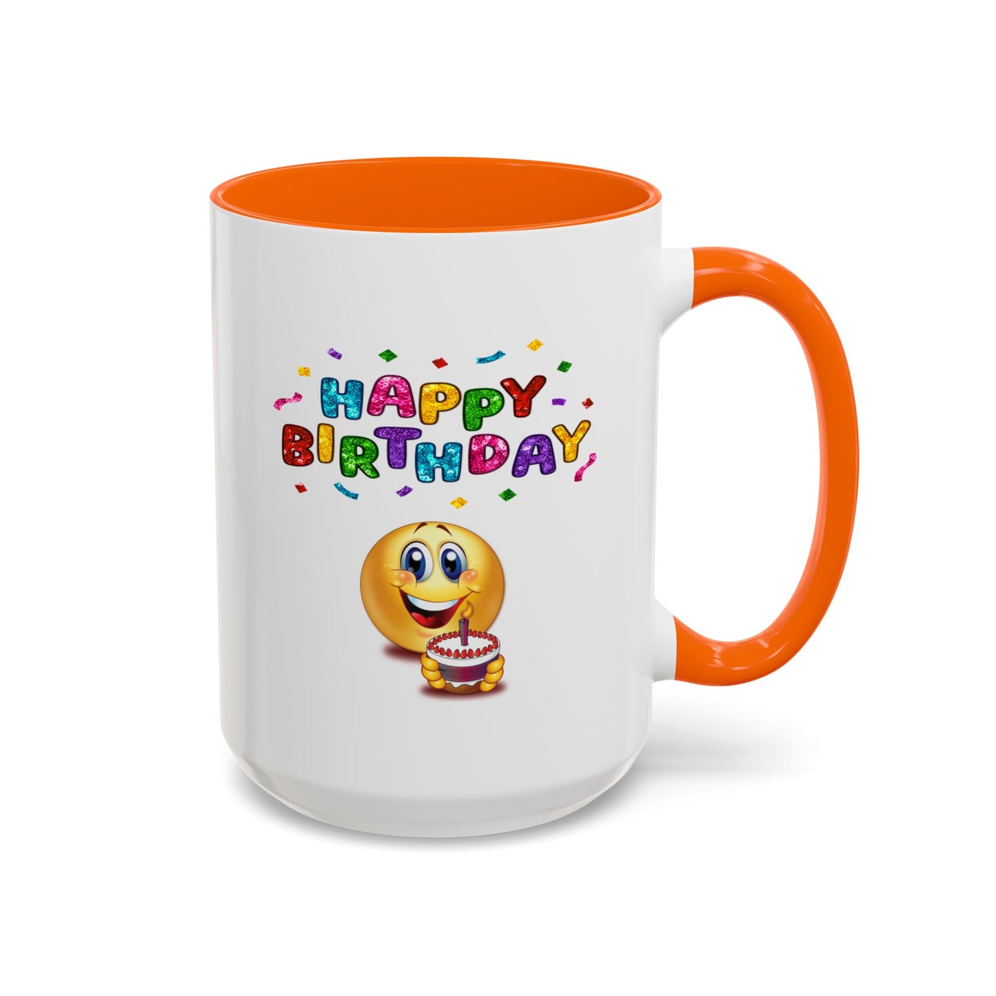 Birthday Mug - Happy Birthday Emoji