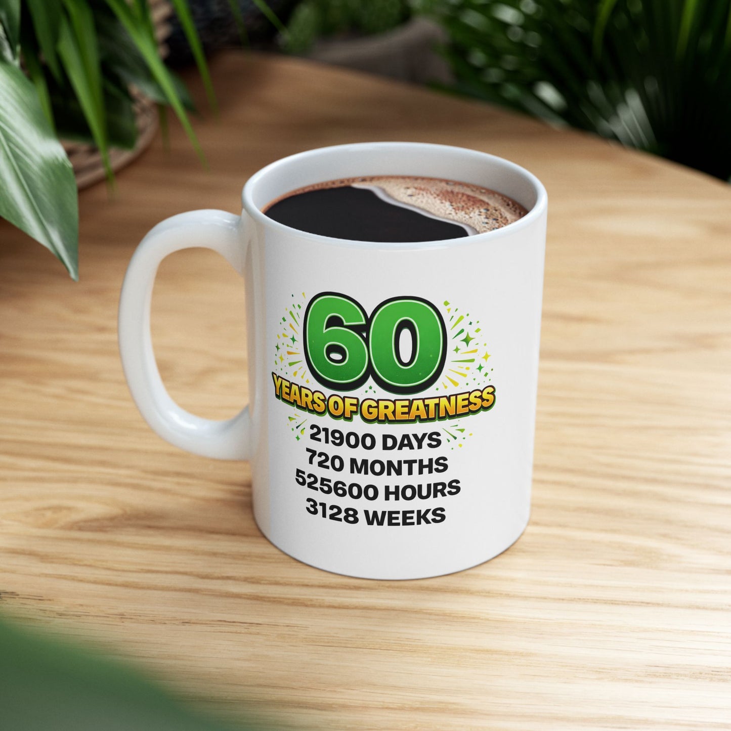 Birthday Mug - 60 Years of Greatness