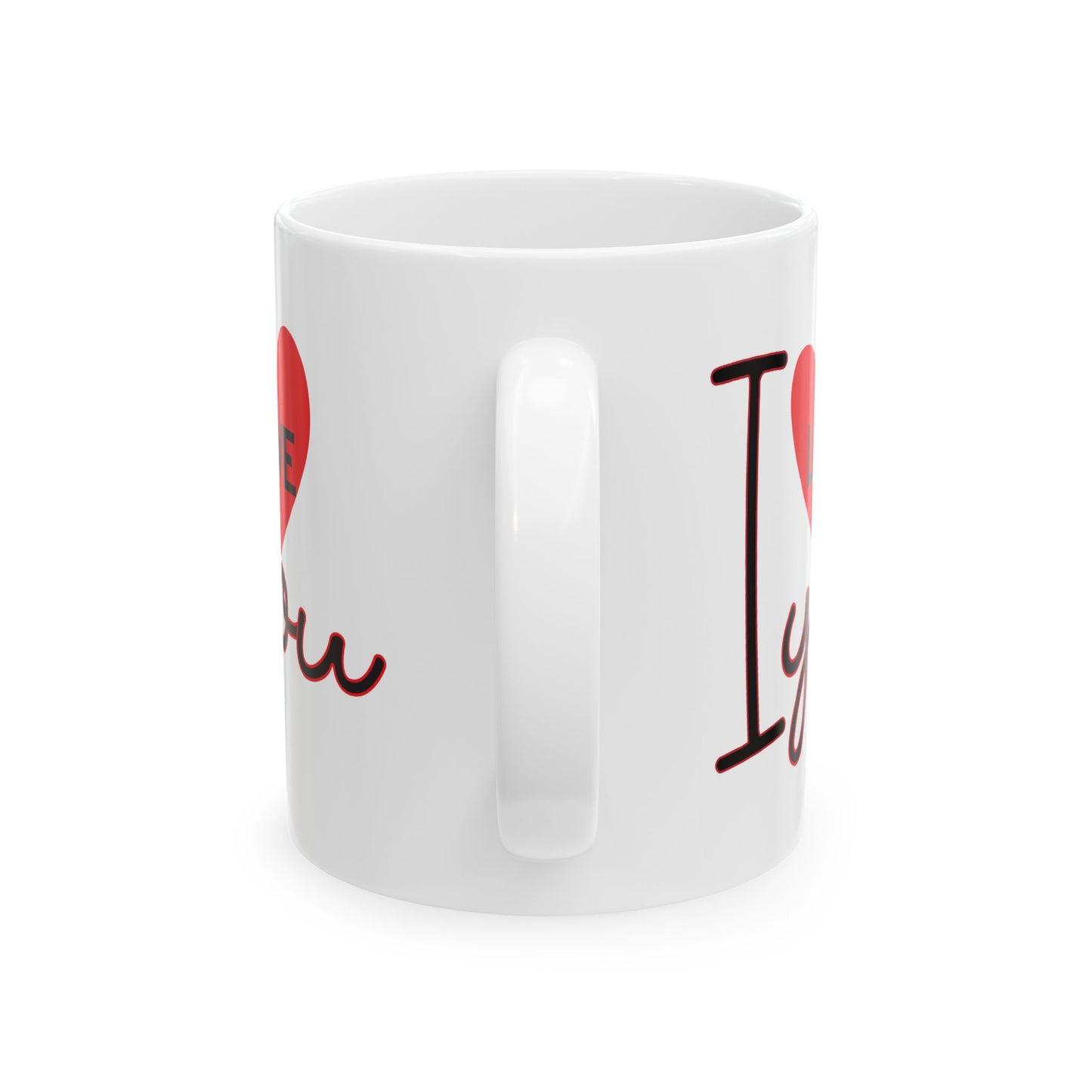 Anniversary Mug - I Love You Heart Graphic
