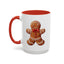 Christmas Mug - Decorative Gingerbread Man