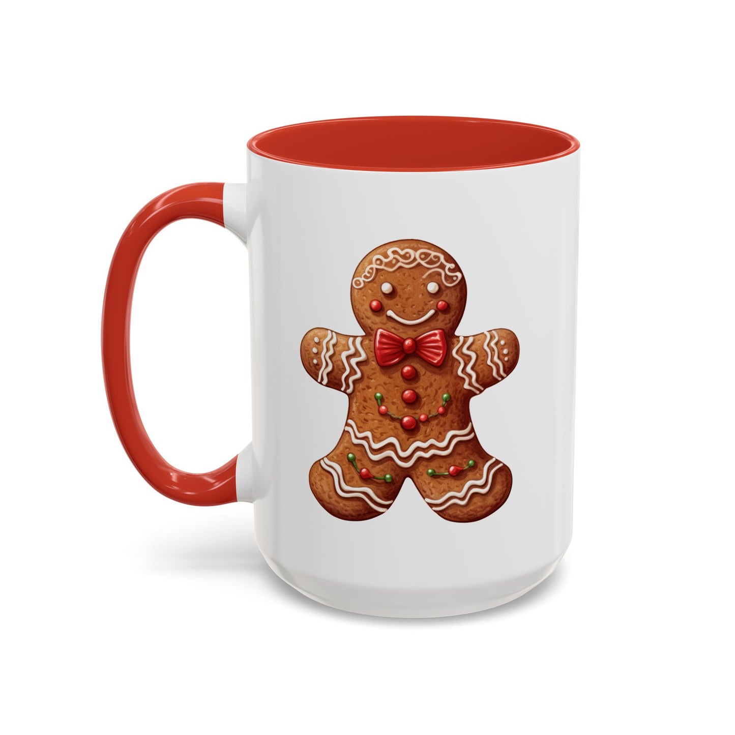 Christmas Mug - Decorative Gingerbread Man