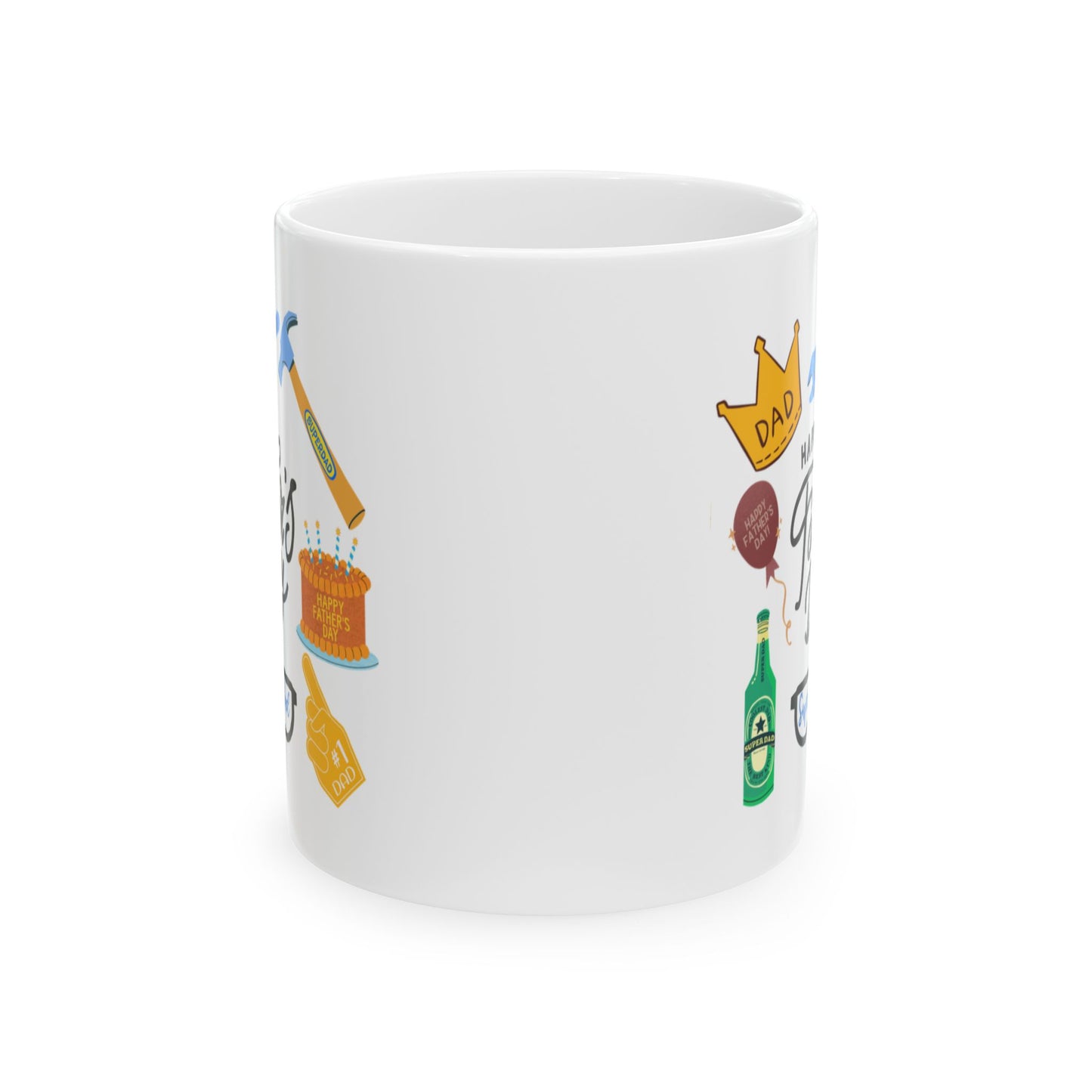 Father's Day Mug -  Happy Father's Day Collage