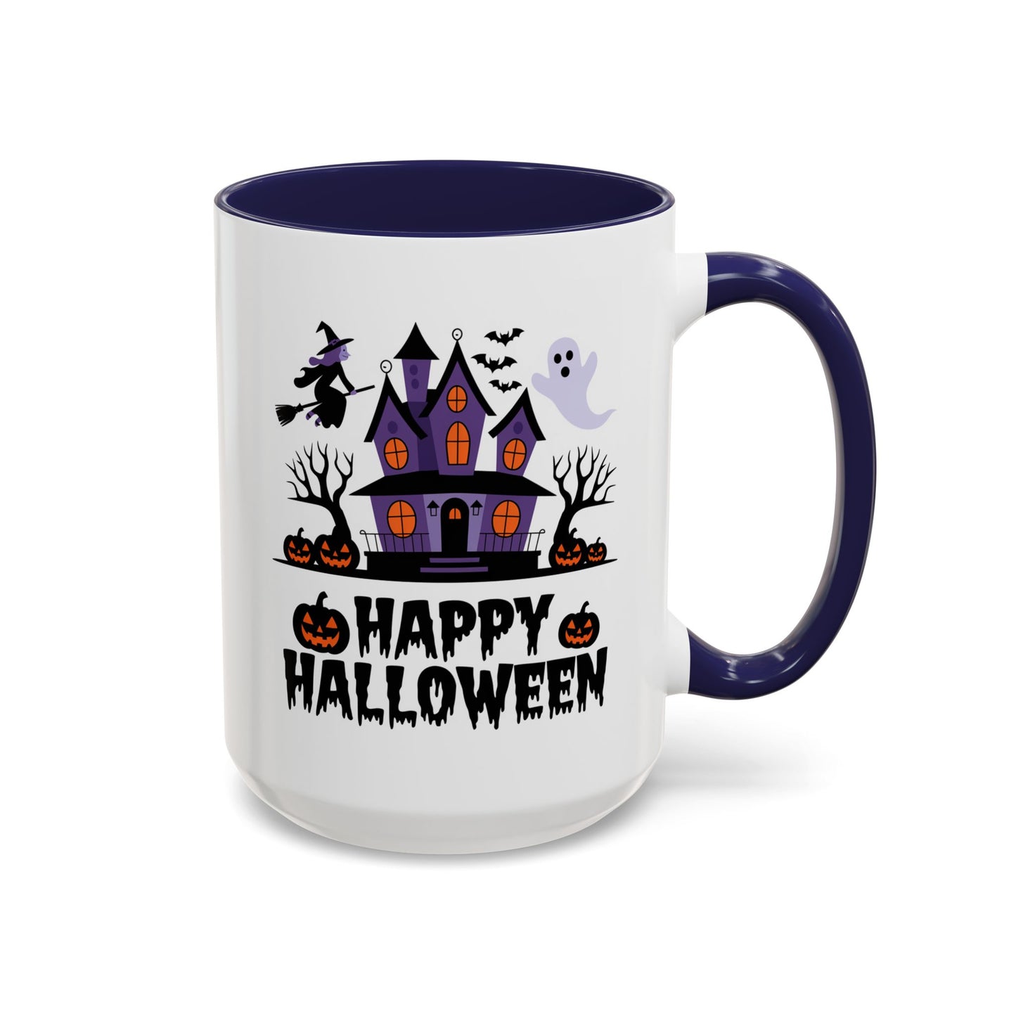 Halloween Mug - Happy Halloween Purple House