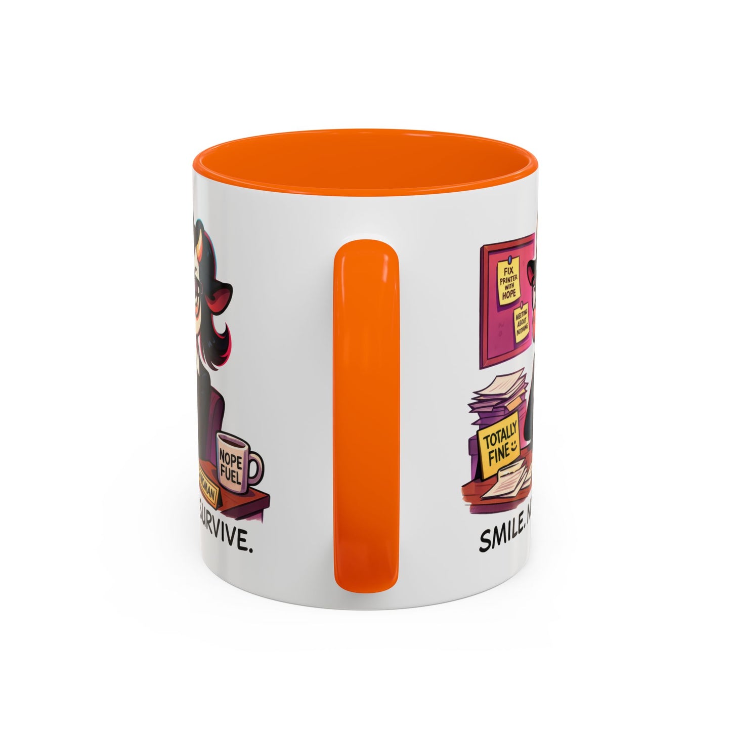 Office Mug - Smile Nod Survive