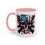 4th of July Mug - Skull With American Flag