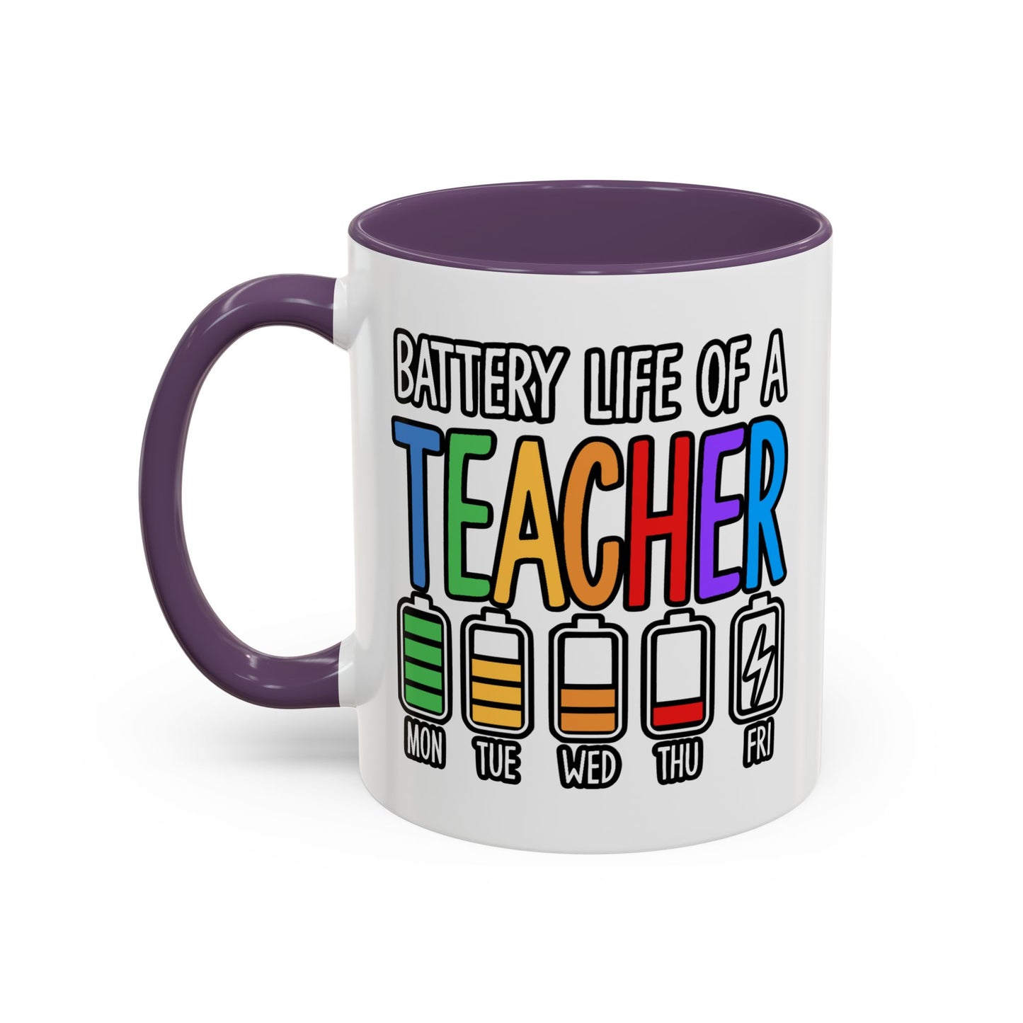 Office Mug - Battery Life of a Teacher
