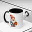Christmas Mug - Old Gnome with Present