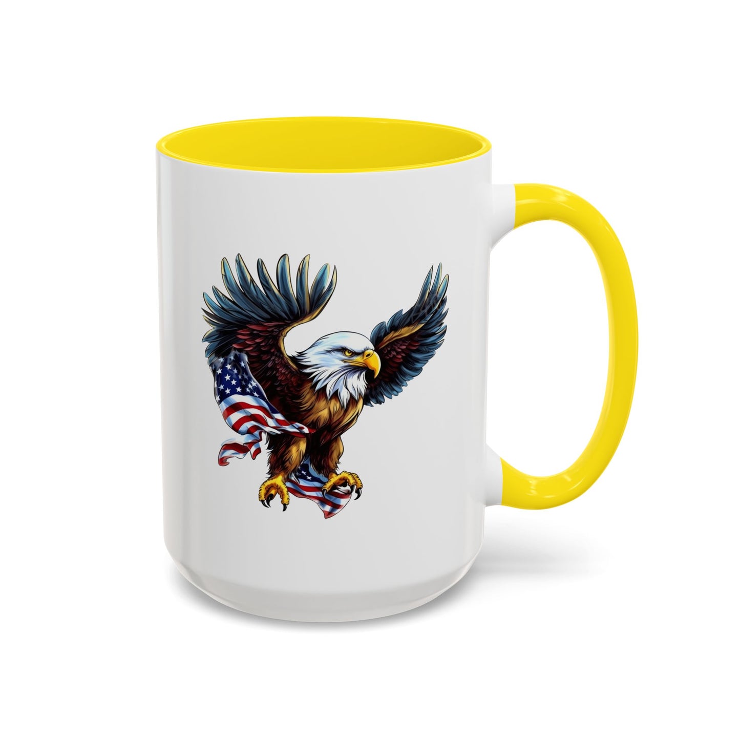 4th of July Mug - American Bald Eagle Flag 7