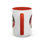 Christmas Mug - Merry Christmas White and Red Text Decoration