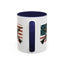 4th of July Mug - Skull Guns Flag