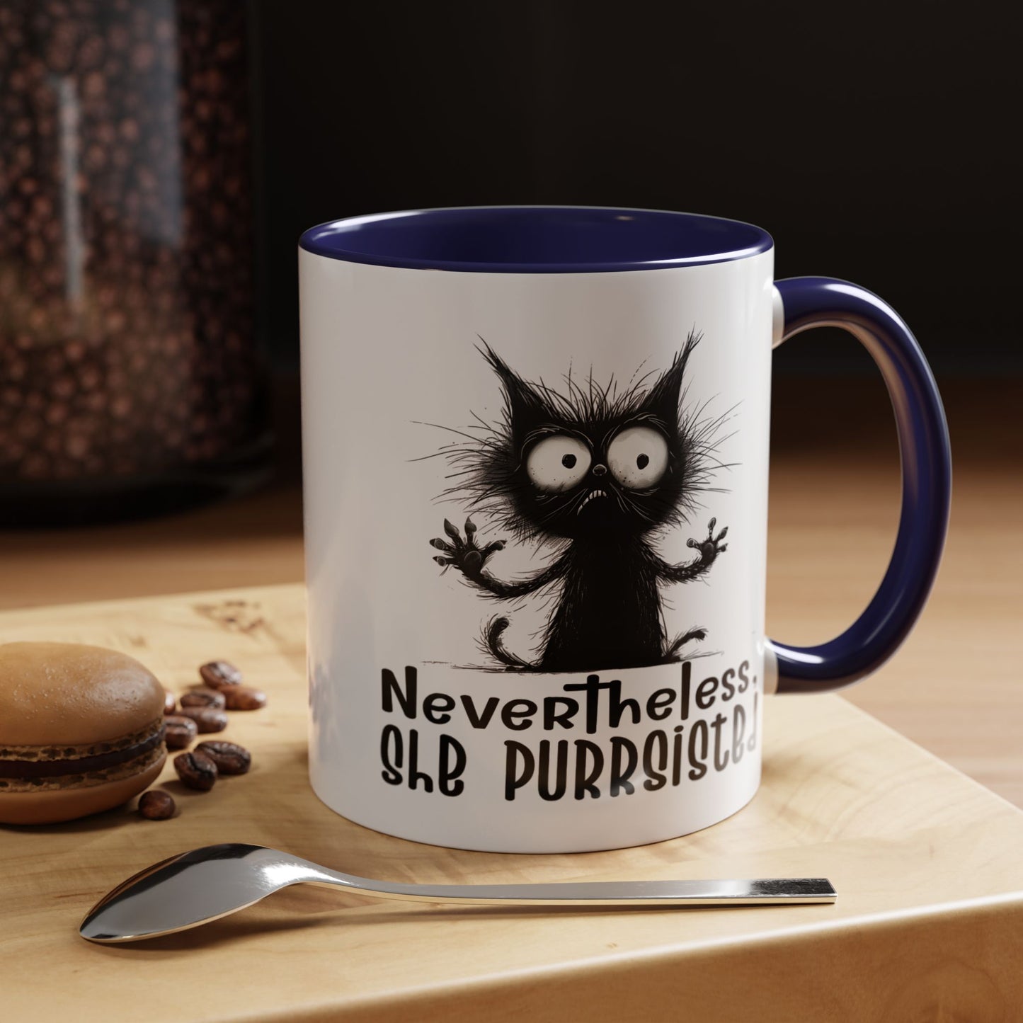 Animal Mug - Nevertheless, She Purrsisted