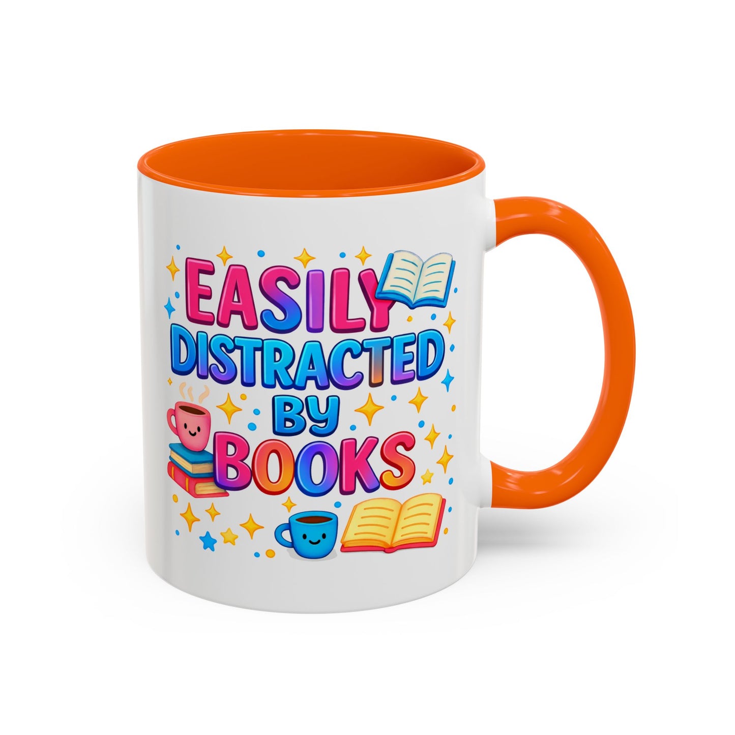 Humor Mug - Easily Distracted By Books