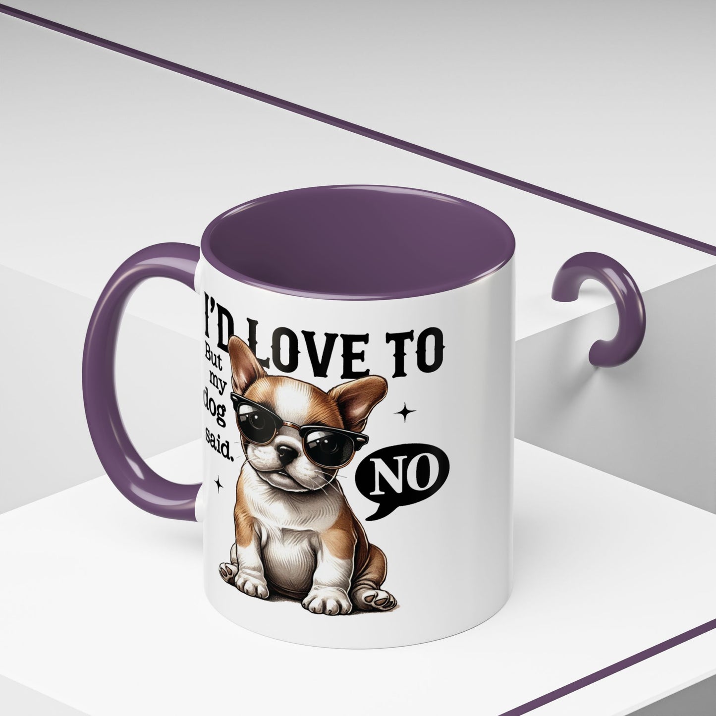 Animal Mug - I'd Love To But My Dog Said No
