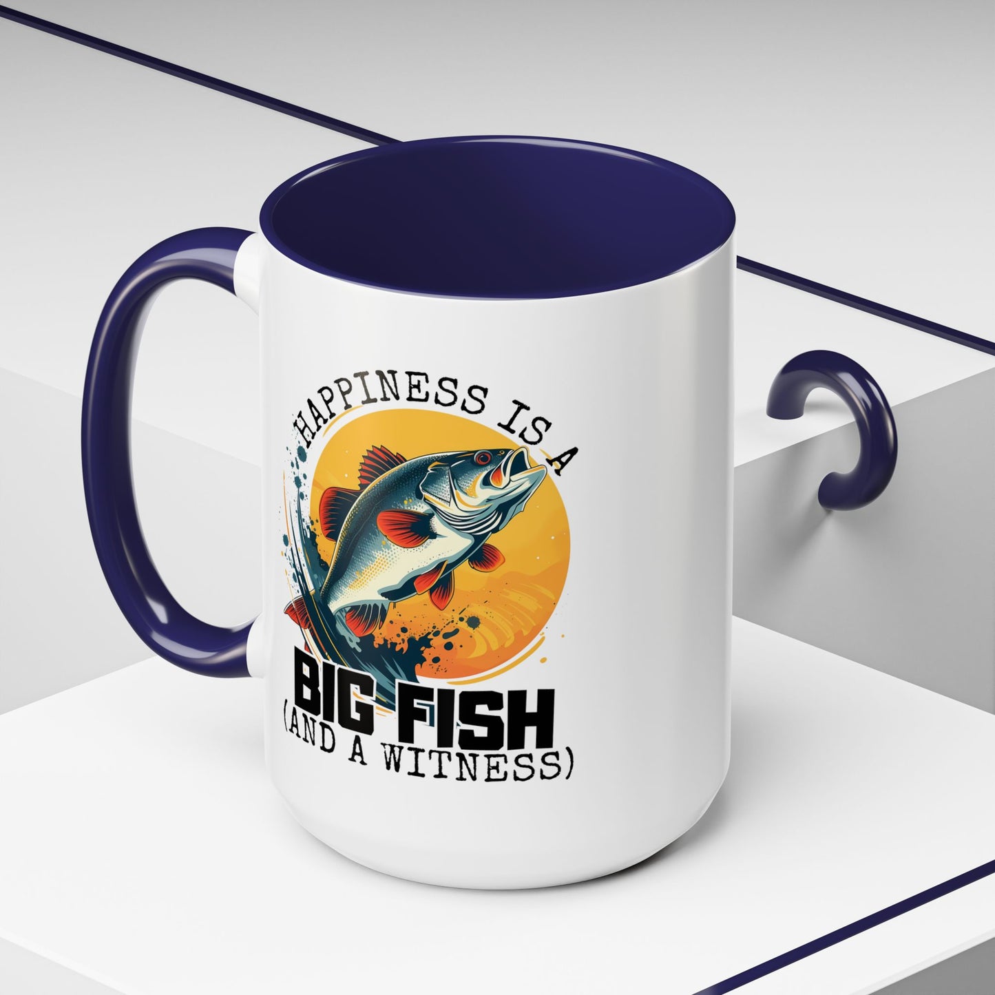 Adventure Mug - Happiness Is A Big Fish