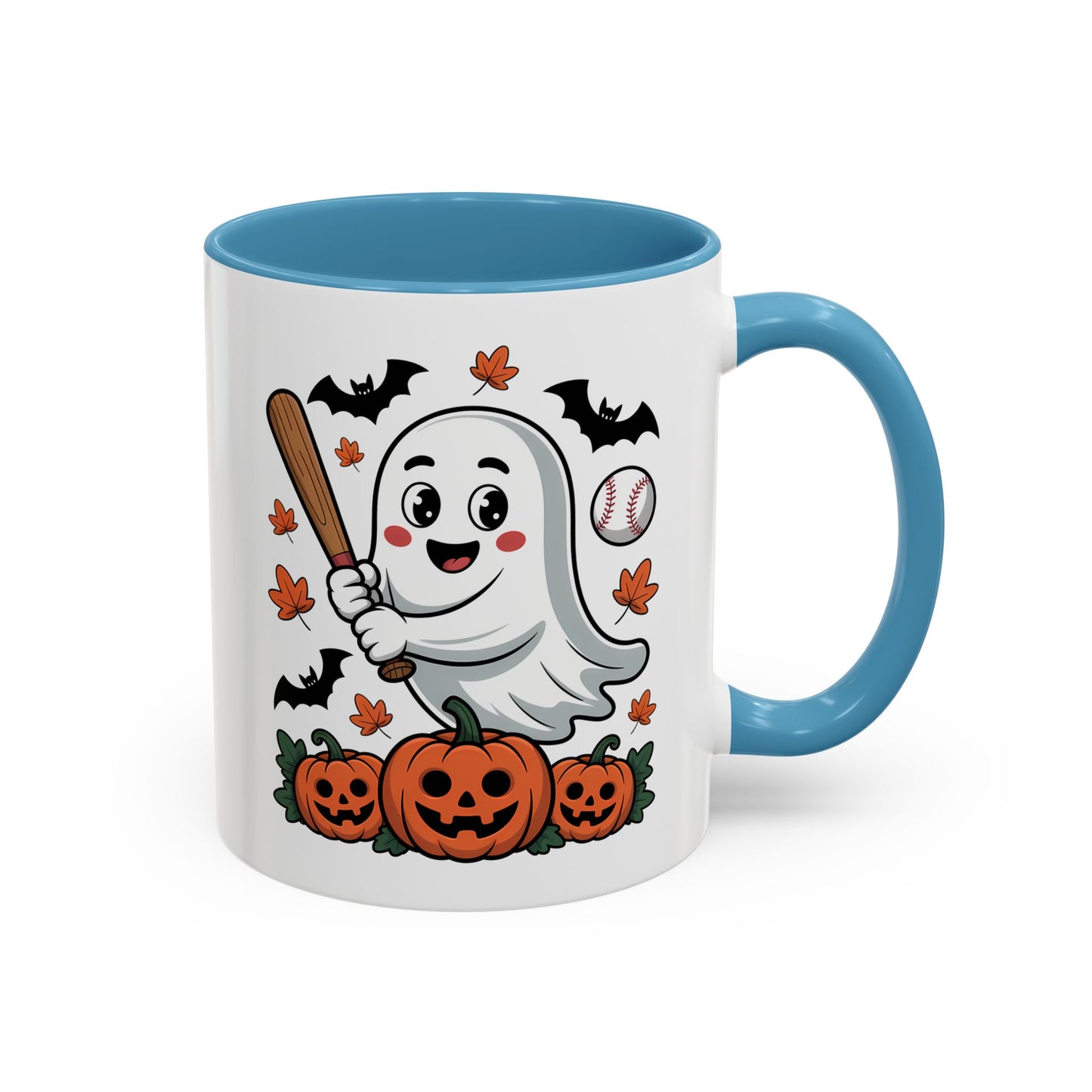 Halloween Mug - Ghost With Baseball Bat