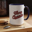 Christmas Mug - Merry Christmas Red & Black Baseball Text