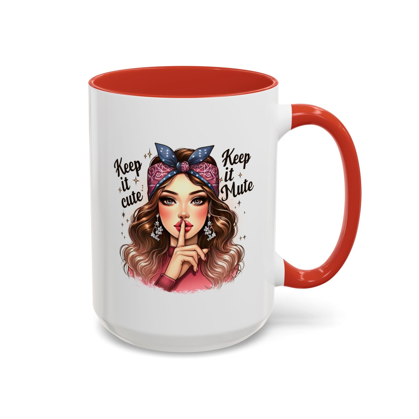 Humor Mug - Keep It Cute Keep It Mute