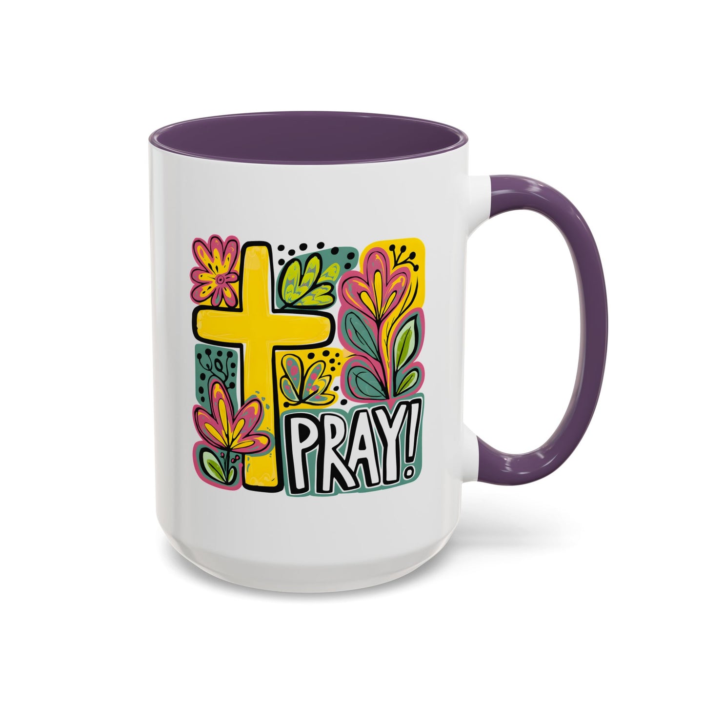 Religious Mug - Pray Cross