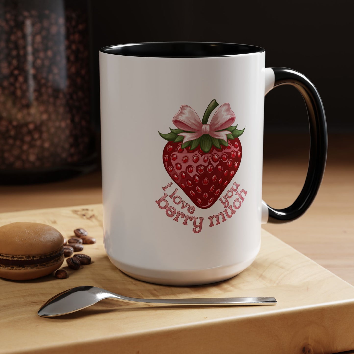Valentine's Day Mug - I Love You Strawberry