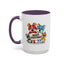 Christmas Mug - Merry Christmas Black Text Mouse Dog Cat Bird