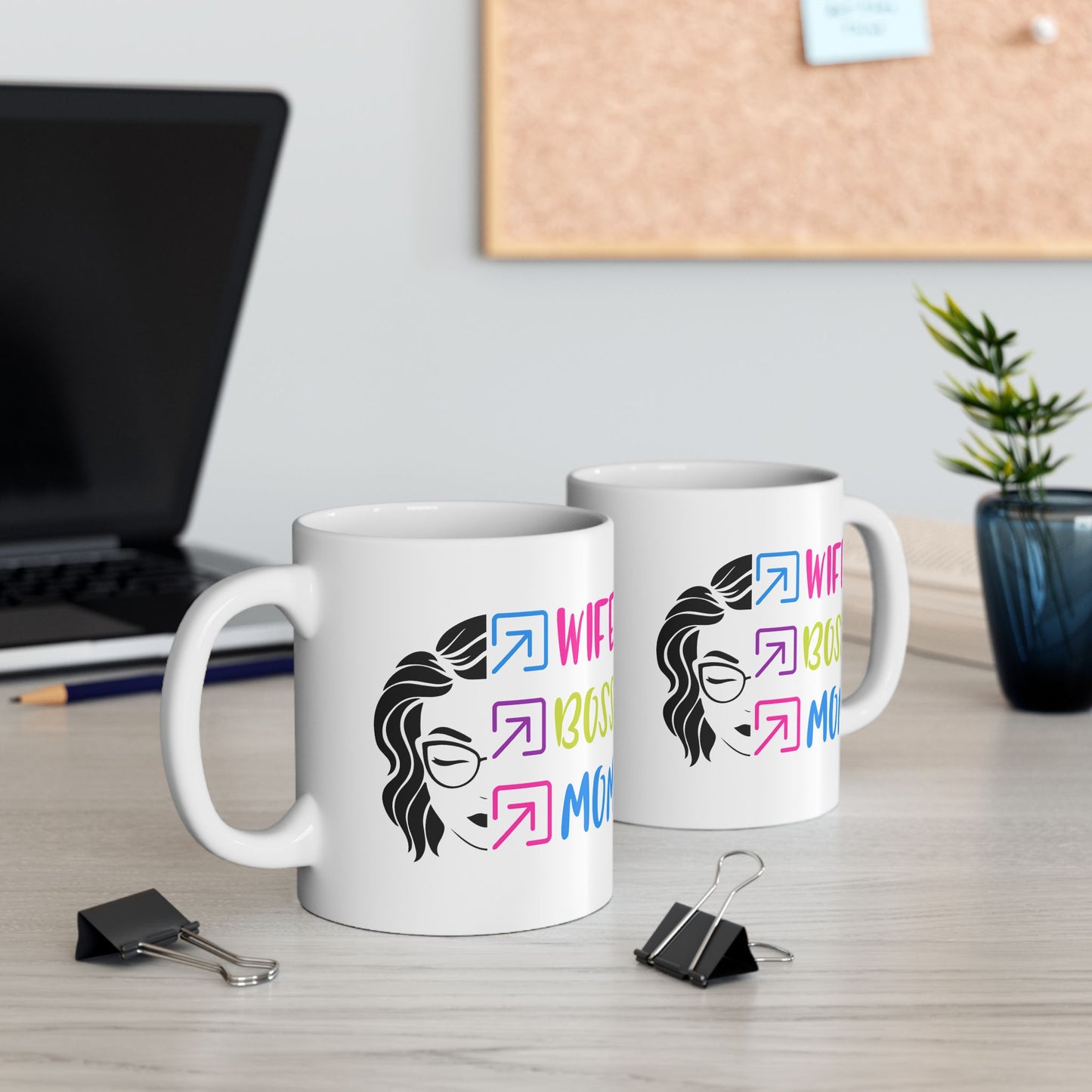 Humor Mug - Wife Boss Mom