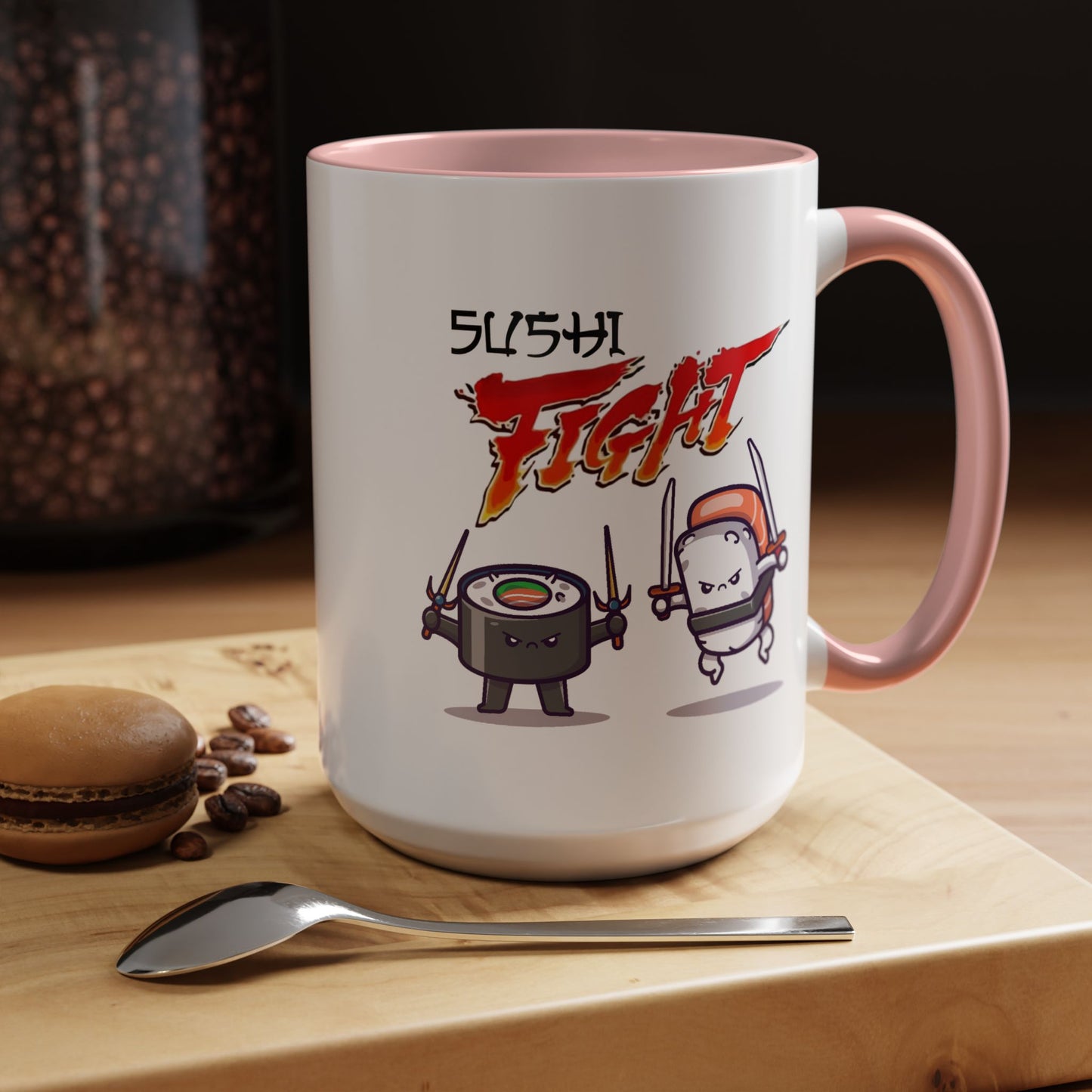 Humor Mug - Sushi Fight