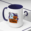 Halloween Mug - Winking Ghost With Pumpkin