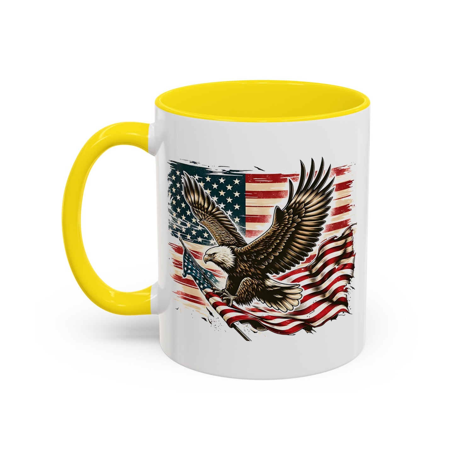 4th of July Mug - American Bald Eagle Flag 9