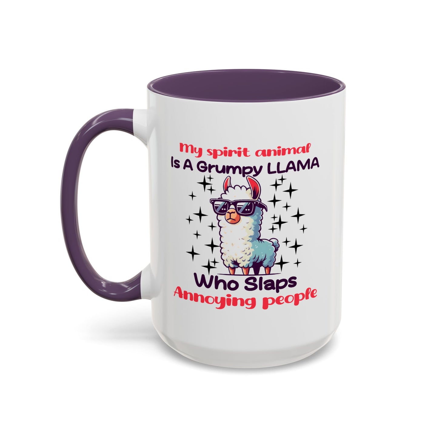 Humor Mug - My Spirit Animal is a Grumpy Llama